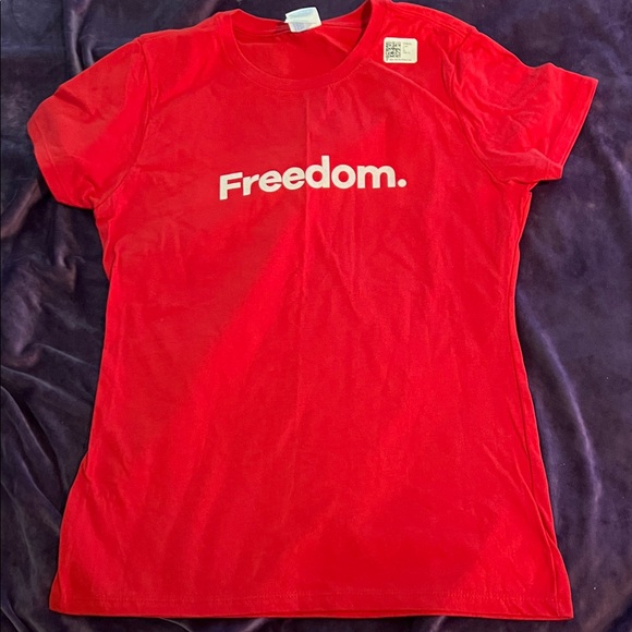 Port and Company Tops - Freedom T-Shirt (Ladies XS)